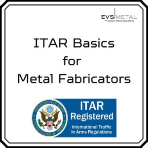 itar metal fabrication company texas|itar for metal fabrication.